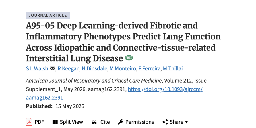 Deep Learning-derived Fibrotic and Inflammatory Phenotypes Predict Lung Function Across Idiopathic and Connective-tissue-related Interstitial Lung Disease
