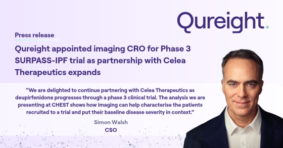 Qureight appointed imaging CRO for Phase 3 SURPASS-IPF trial as partnership with Celea Therapeutics expands