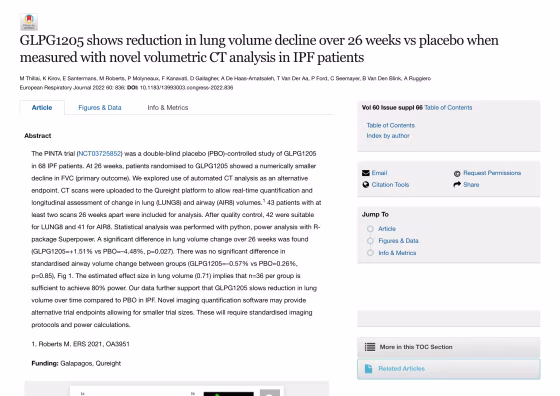 GLPG1205 ERS abstract